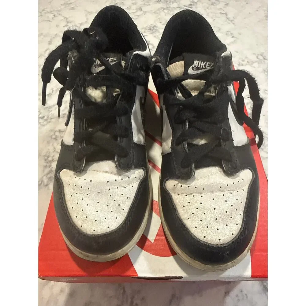 Nike Dunk Low PS Panda Black White Kids Size 2.5Y CW1588-100 w/ Box